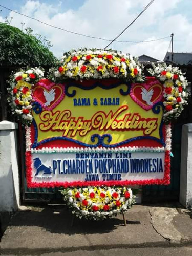 Karangan Bunga Pernikahan rakumpit