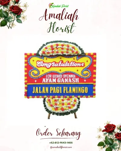 Bunga Papan Congratulation di Rakumpit